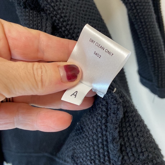 Eileen Fisher draped cardigan with fringe on hem lines size XS silk/cotton - Picture 7 of 9